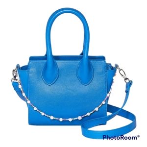 Wild Fable Crossbody Structured Bag in Blue Faux Leather 💙 NWT